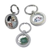 Porte-clés hublot avec logo dansant