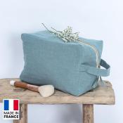 Trousse de toilette en lin lavé