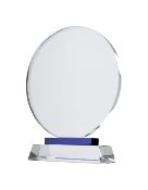 Trophée rond en cristal