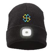 Bonnet en tricot avec LED