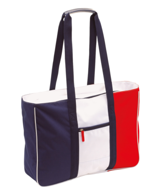 Sac de plage bleu/blanc/rouge