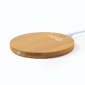 Chargeur sans fil en bambou