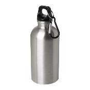 Bouteille d'eau en aluminium avec mousqueton - 400 ml