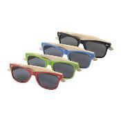 Lunettes de soleil rétro - bambou