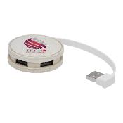 Hub USB 2.0 - Paille de blé