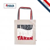 Sac shopping avec anses tricolores – 240g