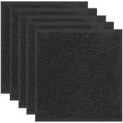 Lot de 5 serviettes d'invité - 30 x 30 cm