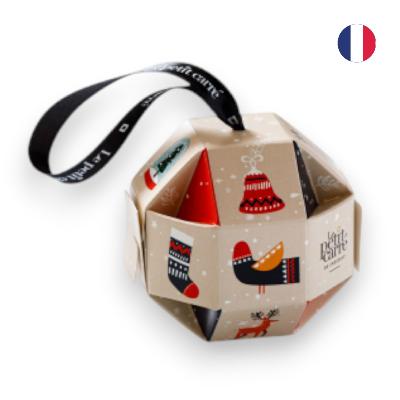 Boule de Noël personnalisée avec chocolats