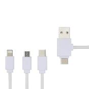 Câble de charge 5-en-1 avec additif antibactérien