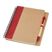 Carnet de notes recyclé avec stylo