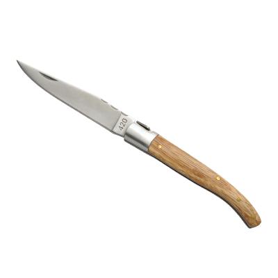 Couteau pliant en frêne exotique