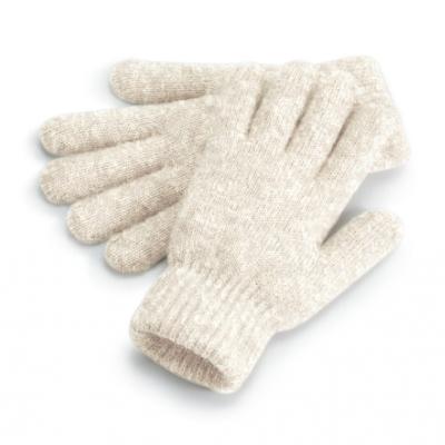 Gants en maille côtelée