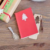 Marque-page avec motif de Noël découpé