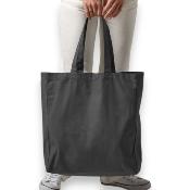 Large sac shopping en coton canvas
