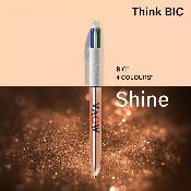 BIC® 4 Couleurs Shine bille