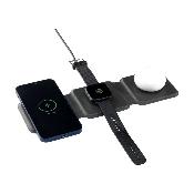 Chargeur pliable 3-en-1 en PU recyclé