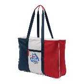 Sac de plage bleu/blanc/rouge
