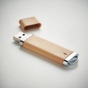 Clé USB avec boîtier en paille et polypropylène