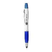 Stylo bille avec fonction stylet et surligneur