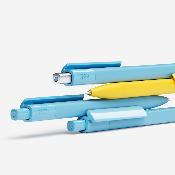 Stylo à bille carré en ABS soft-touch - Prodir