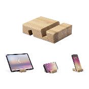 Support pour appareils mobiles en bambou