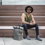 Sac à dos à rabat aimanté