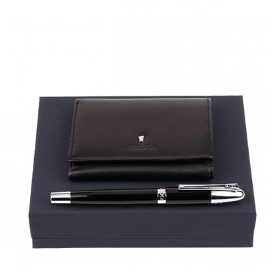 Parure stylo roller et porte-cartes - Festina