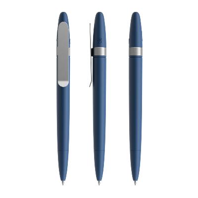Stylo à bille soft-touch avec clip en métal - Prodir