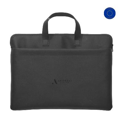 Sac ordinateur portable en simili cuir végétalien
