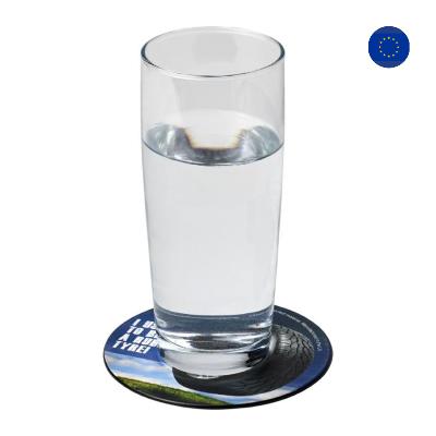 Sous-verre rond en pneu