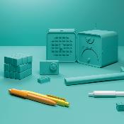 Stylo à bille carré en ABS recyclé - Prodir