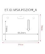 Porte-badge VISA Horizontal