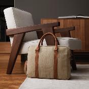 Sac pour ordinateur en toile recyclée RCS