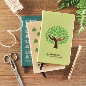 Carnet de notes A5 avec couverture en papier rigide issu de la récolte durable