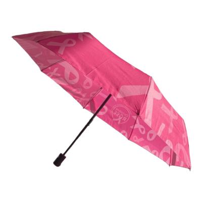 Parapluie pliant Octobre Rose