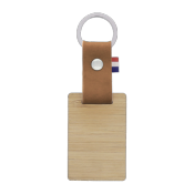 Porte-clés en matière végétale et bambou