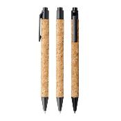 Stylo bille en liège et paille de blé