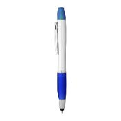 Stylo bille avec fonction stylet et surligneur