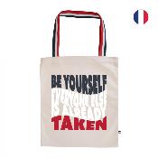 Sac shopping avec anses tricolores – 240g
