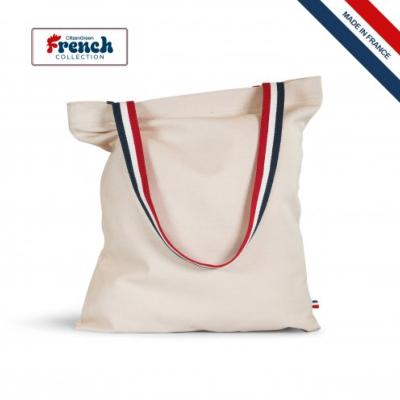Sac shopping avec anses tricolores – 240g