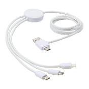 Câble de charge 5-en-1 avec additif antibactérien