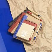 Carnet de notes recyclé avec stylo