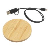 Chargeur à induction 5W en bambou
