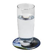 Sous-verre rond en pneu