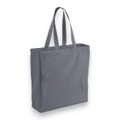 Large sac shopping en coton canvas
