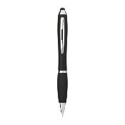 Stylo bille/stylet avec grip noir