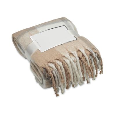 Couverture avec mohair