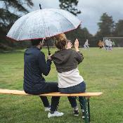 Parapluie de golf transparent