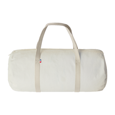 Sac polochon avec tissage en coton