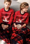 Pullover col rond de Noël - Enfant